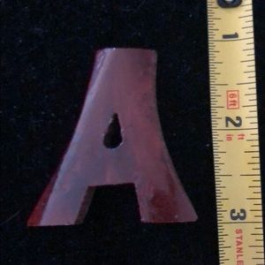 Vintage letter “A” brooch